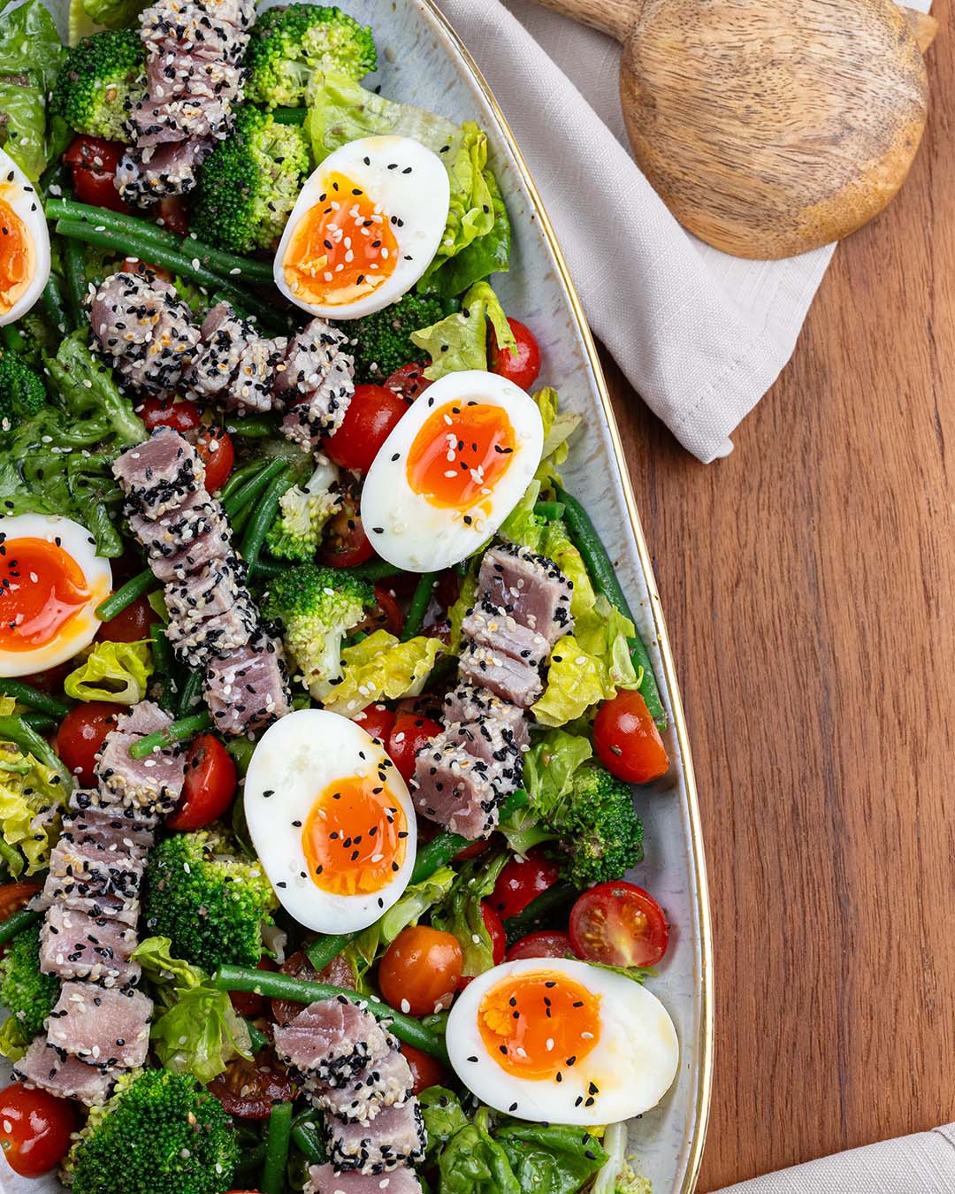 Vibrant dish shot