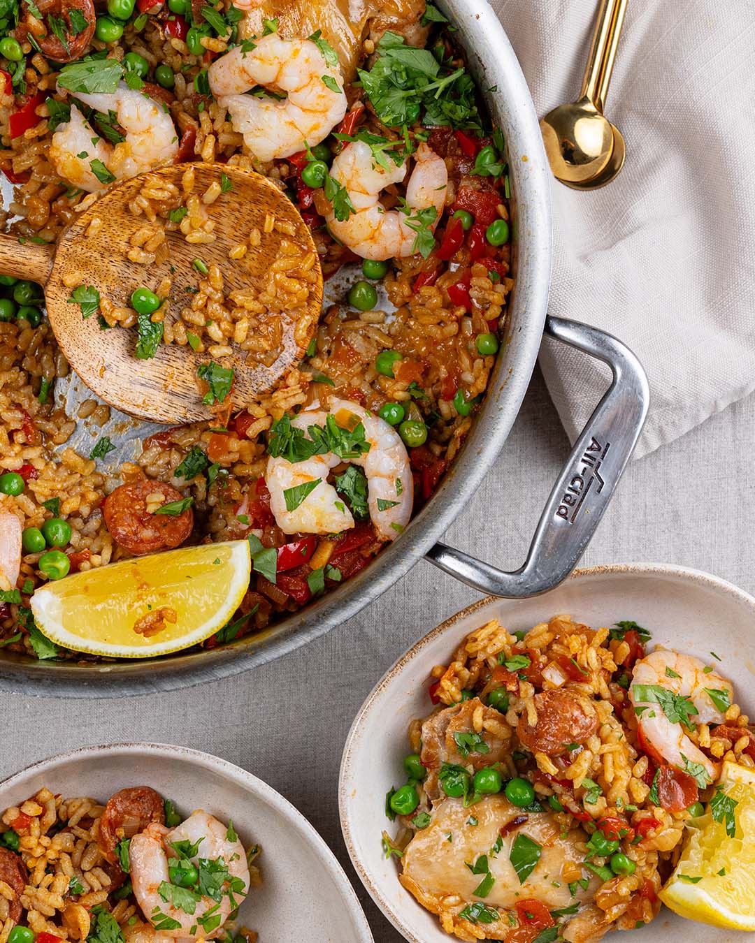 Vibrant dish shot